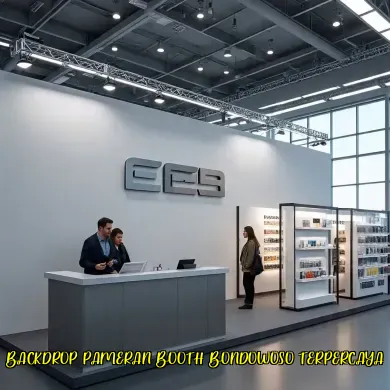 backdrop pameran booth bondowoso terpercaya